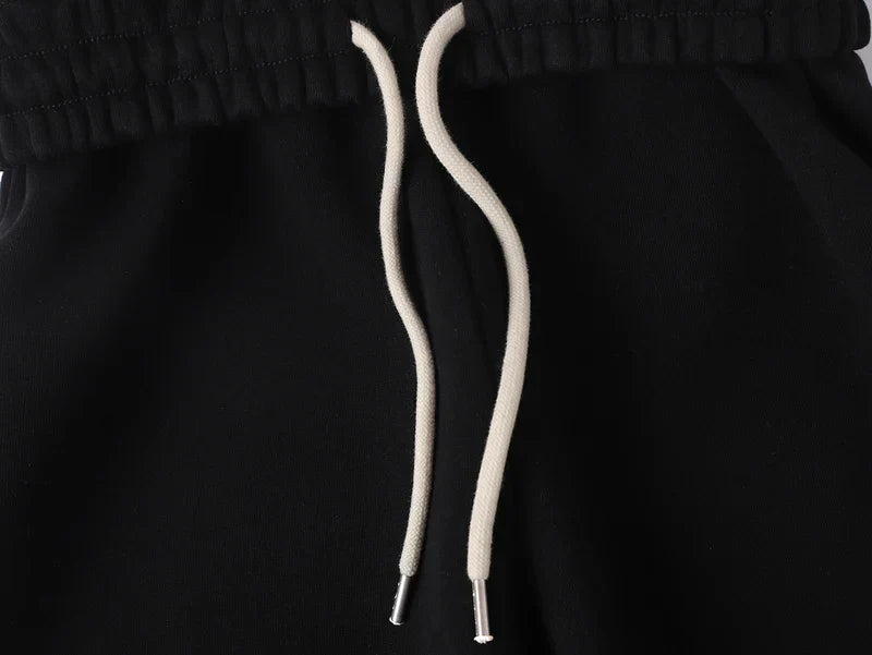 WIDE LEG SWEATPANTS - black