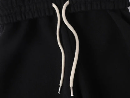 WIDE LEG SWEATPANTS - black