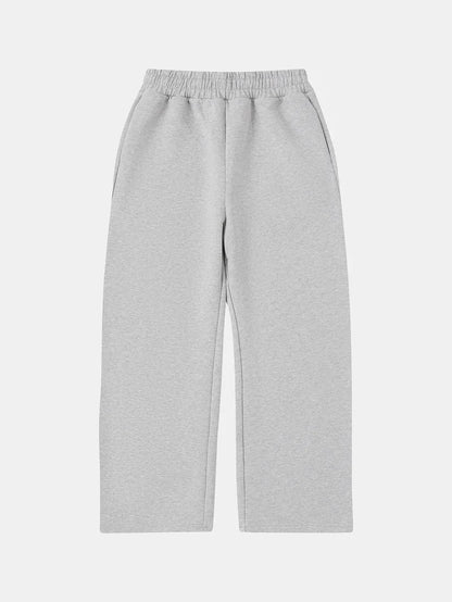 WIDE LEG SWEATPANTS - gray
