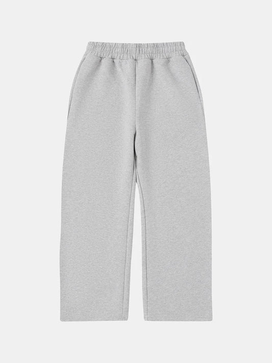 WIDE LEG SWEATPANTS - gray