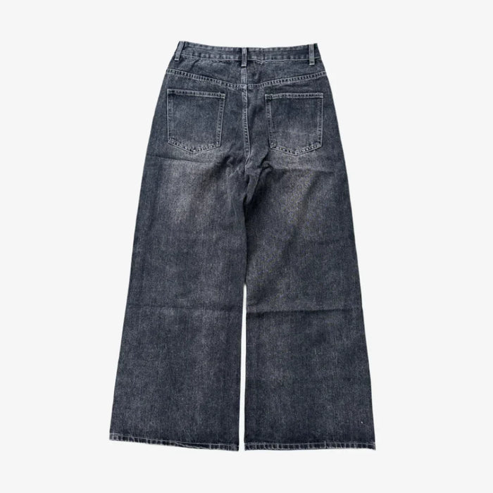 BLACK WASHED JEANS